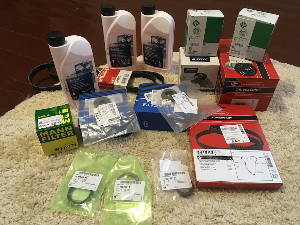 Плановая замена ГРМ и всех роликов. — DRIVE2