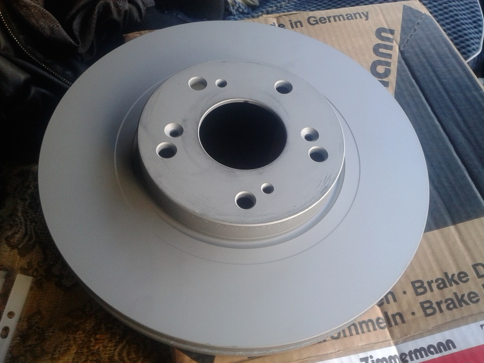 Тормозные диски Otto Zimmermann — Honda Accord (8G), 2 л, 2008 года ...