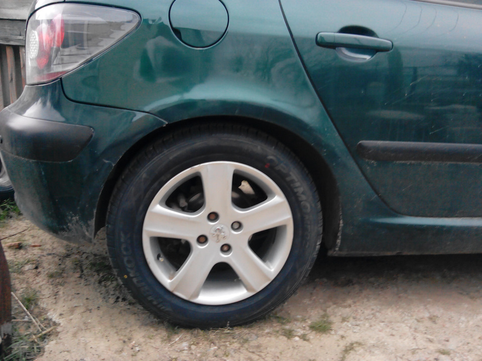 Новые летние шины. Опять Оптимо — Peugeot 307, 1,6 л, 2001 года | шины ...