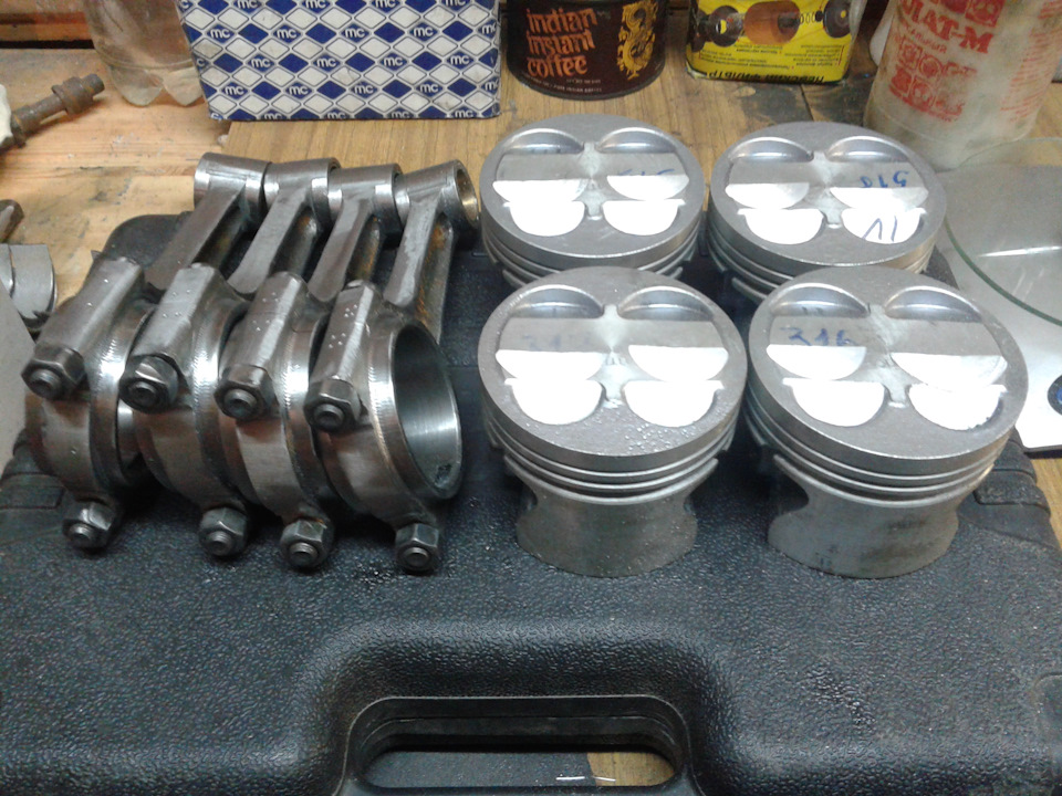 Развесовка поршней и шатунов — Lada 21063, 1,3 л, 1986 года | тюнинг ...