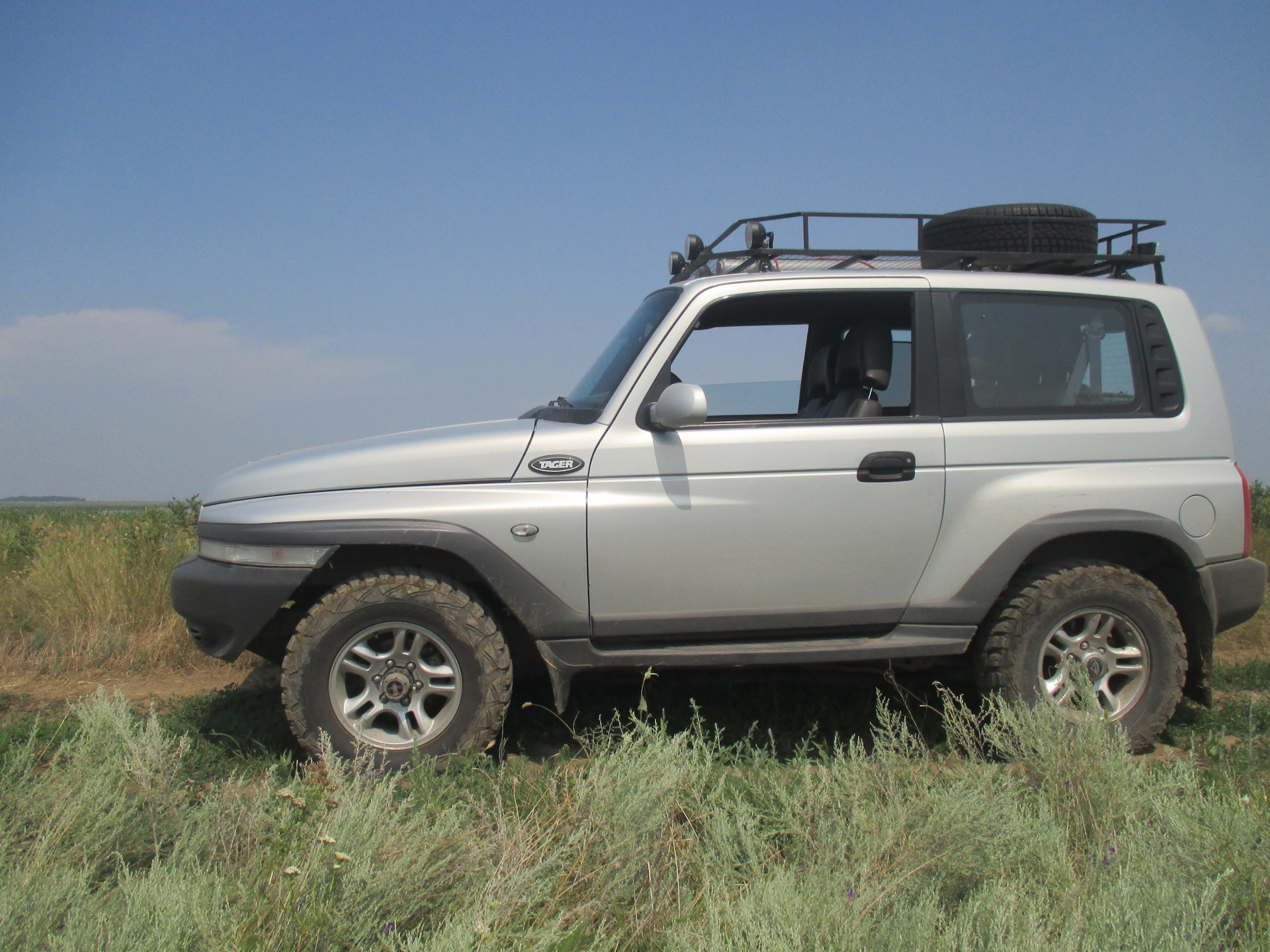 78 км забытыми тропами по степи — ТагАЗ Tager 3D, 2,3 л, 2009 года ...