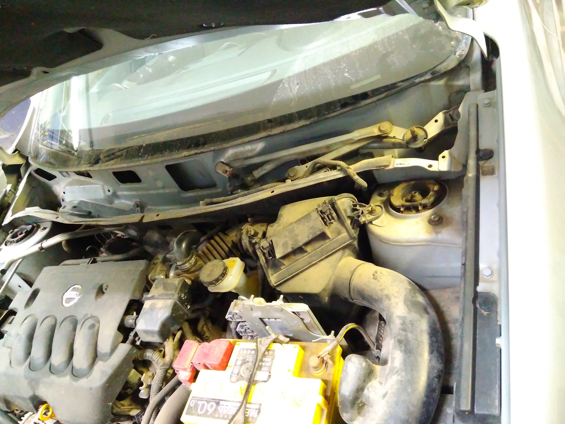 Замена лобового стекла, или прощай оригинал.) — Nissan Qashqai (1G), 2 ...