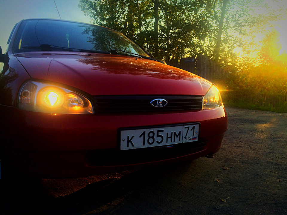 Линзы — Lada Калина Хэтчбек (1G), 1,6 л, 2008 года | тюнинг | DRIVE2