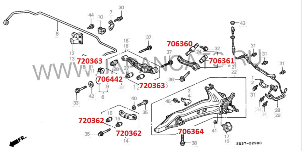 honda civic 6 задняя подвеска honda civic 6 задняя подвеска