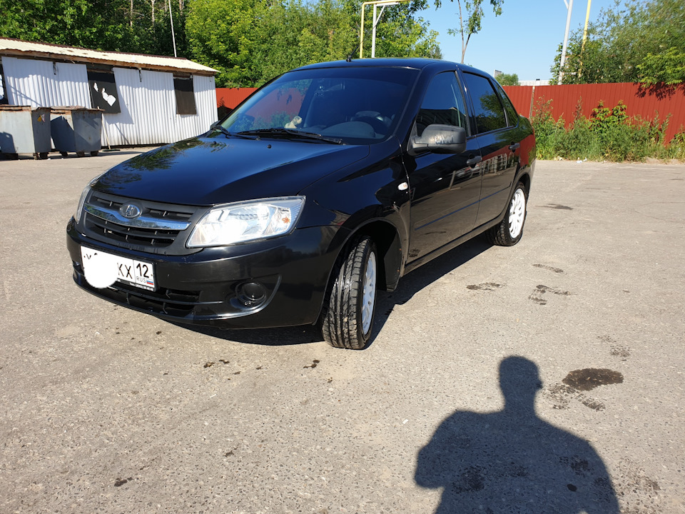 Замена салонного фильтра и чистка кондиционера — Lada Гранта, 1,6 л ...