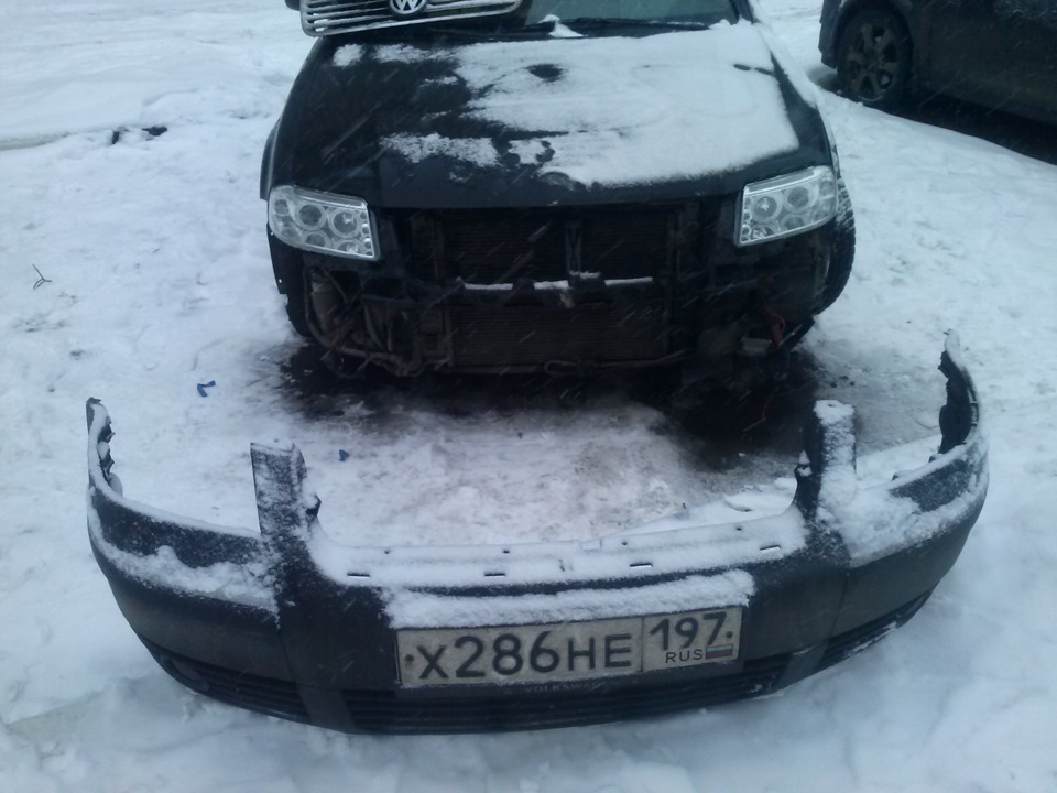Преображение мордочки — Volkswagen Passat Variant (B5), 1,8 л, 2002 ...