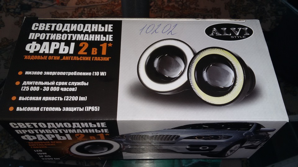 Ангельские глазки в ПТФ ч.2 (установка) — Mitsubishi Outlander XL, 2,4 ...