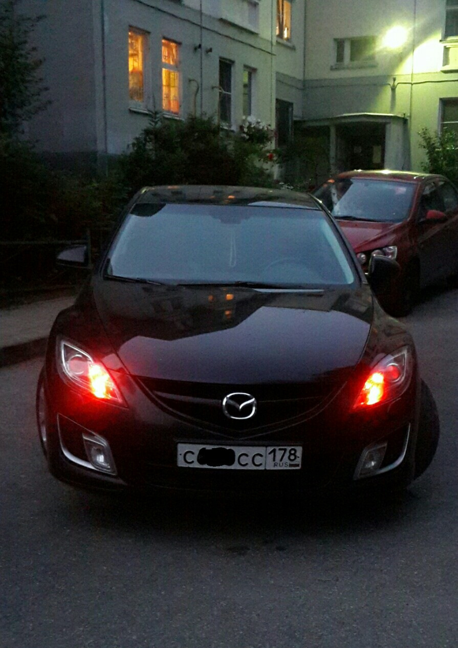 Не горят габариты mazda 6 gh