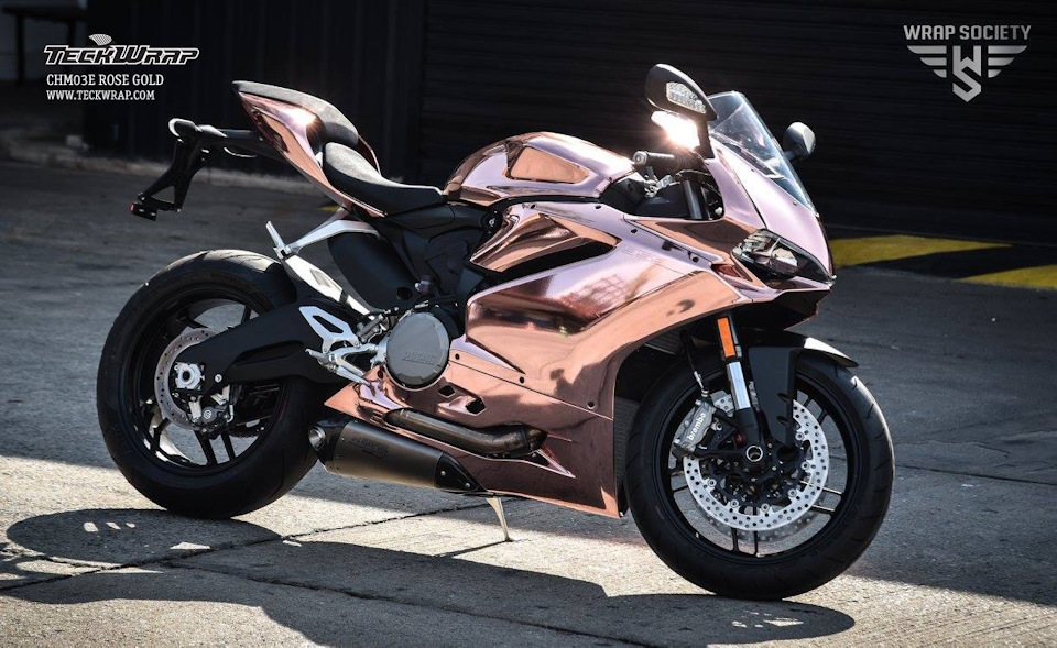 rose gold wrap bike