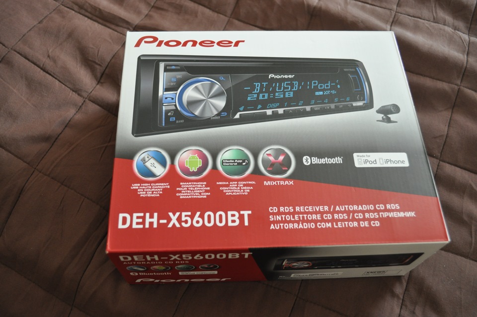 Pioneer DEH-X5600BT Sintolettore CD RDS