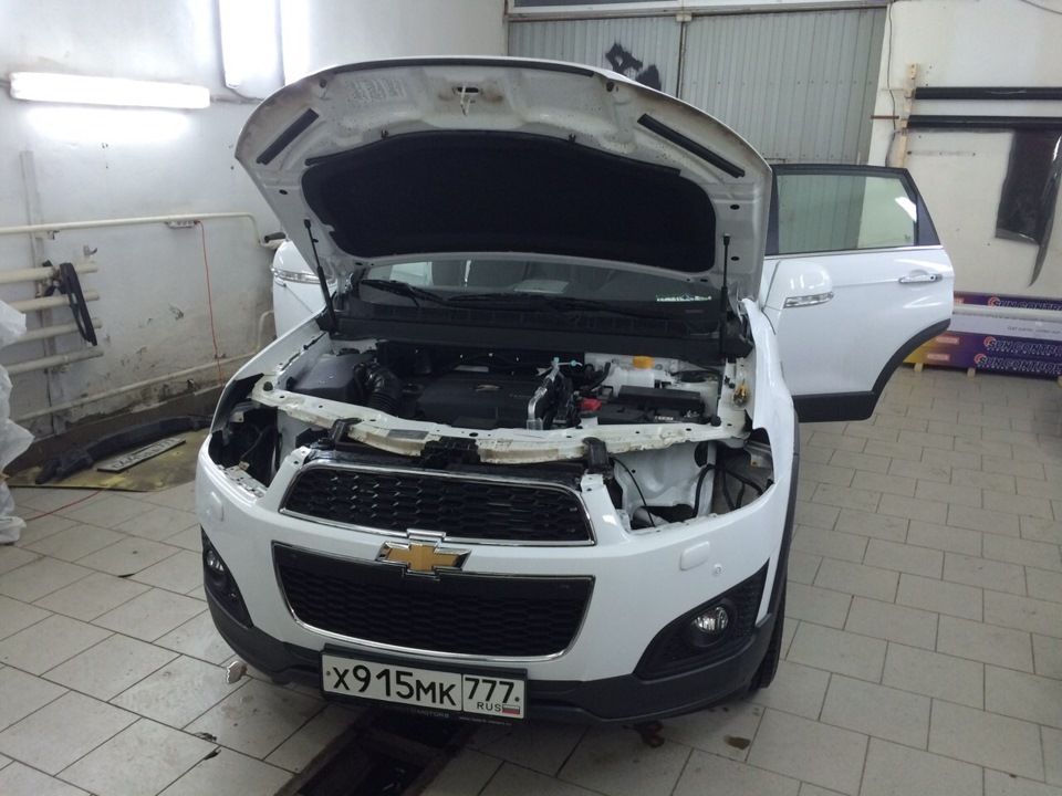 Тонировка + оклейка бронепленкой — Chevrolet Captiva (1G), 2,2 л, 2014 ...