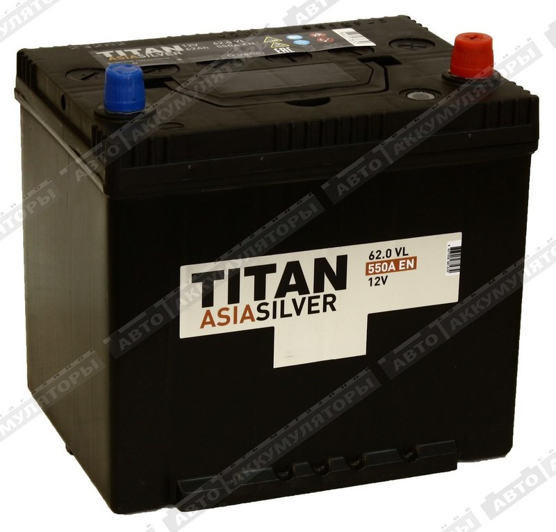 Легковой аккумулятор Titan (Титан) Asia Silver 6СТ-62.0 — DRIVE2