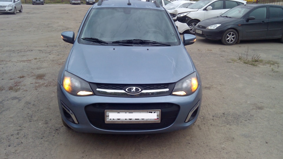 Зеркала с поворотниками на Калину2 — Lada Калина 2 универсал, 1,6 л ...