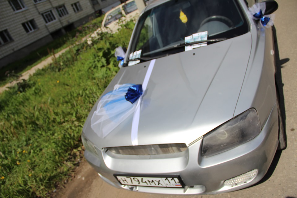 Алюминиевая сетка в бампер — Hyundai Accent (2G), 1,5 л, 2002 года ...