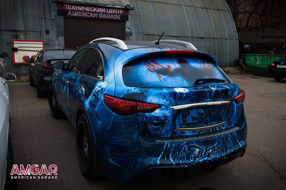 Восстановление заднего бампера Infiniti FX-37 — AMGAR на DRIVE2