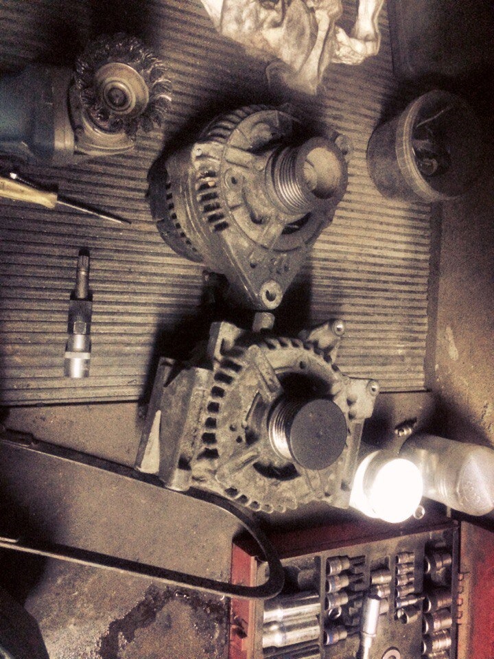 Установка обгонной муфты на генератор. — Mercedes-Benz E-class (W124 ...