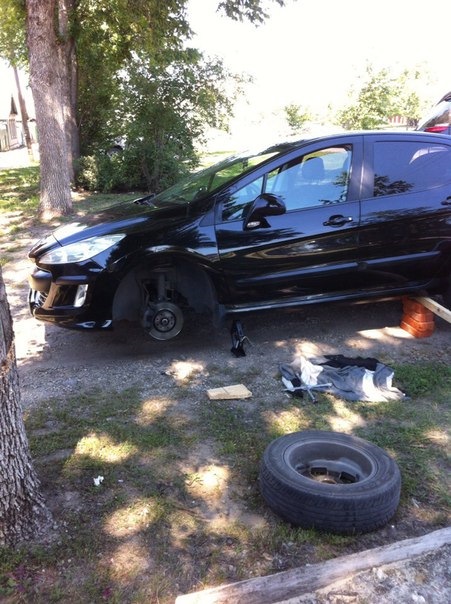 Шишка на колесе. — Peugeot 308 (1G), 1,6 л, 2008 года | шины | DRIVE2