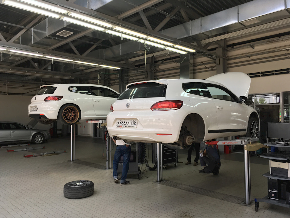 Аяз рядом подвис)) — Volkswagen Scirocco (3G)