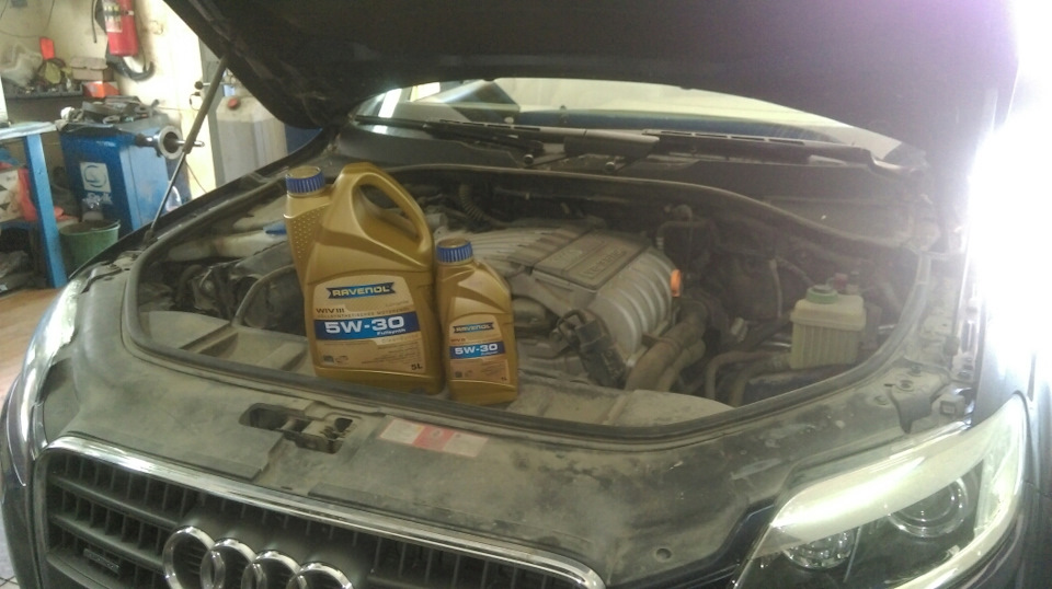 Замена масла в Audi Q7, цена на экспресс-замену масла Ауди КУ7 обманывает потенциальных покупателей