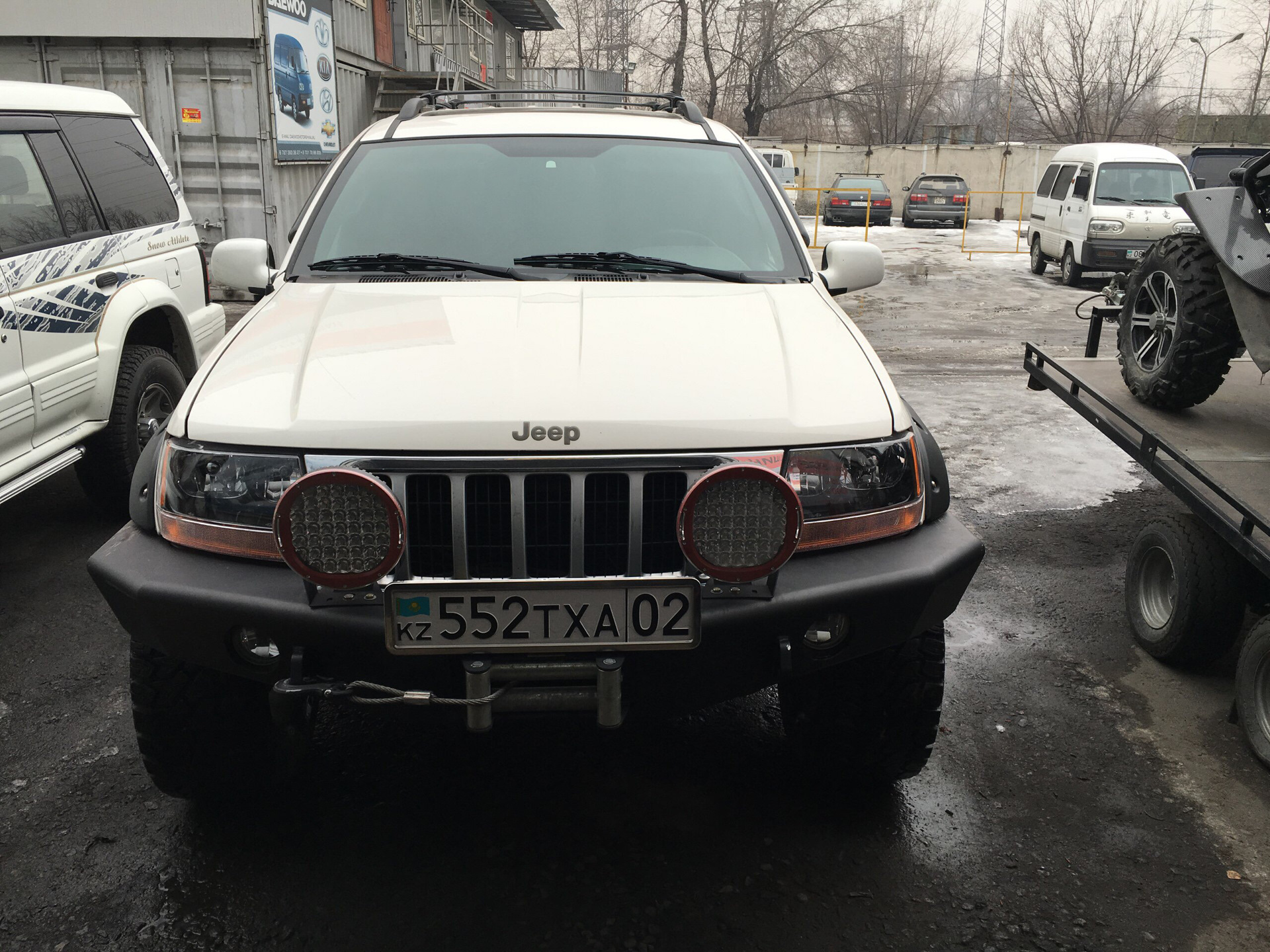 Фары, глаза автомобиля — Jeep Grand Cherokee (WJ), 3,9 л, 2004 года ...