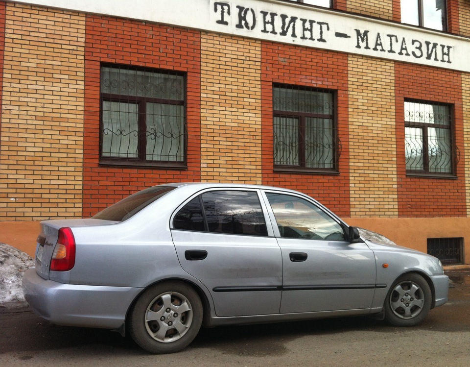 Винты на Accent D2 Racing.Клиренс 100мм. — Hyundai Accent (2G), 1,5 л ...