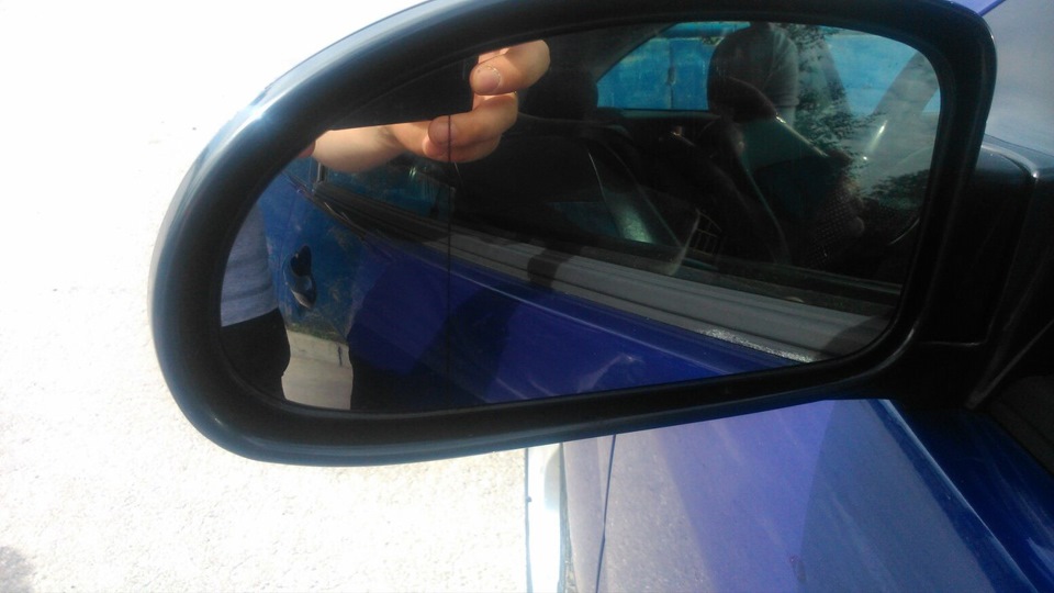 Левое асферическое зеркало — Ford Focus I ST170, 2 л, 2002 года ...