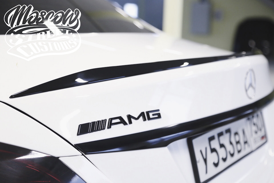 Оклейка Mercedes C-class ///AMG style — Moscow street customs на DRIVE2
