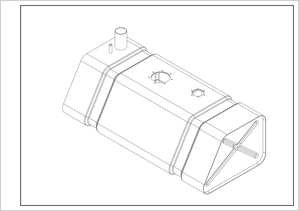 Топливный бак рисунок