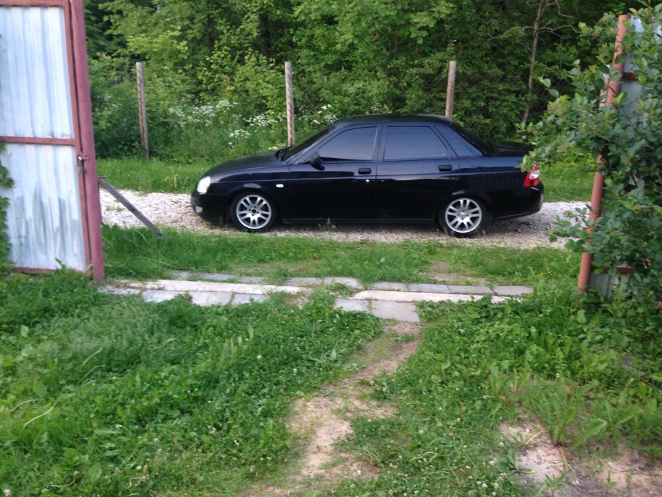 Немного фоток, с поездки на дачу) — Lada Приора седан, 1,6 л, 2009 года ...