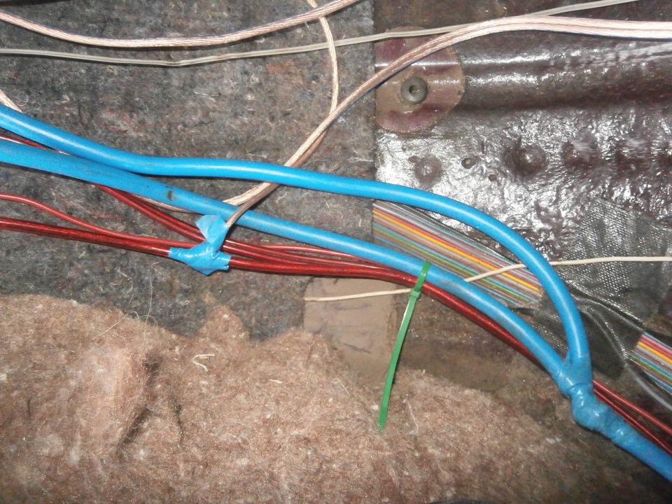 подключение 4хканального усилителя Crunch PZN-4250 на тыл и фронт ...