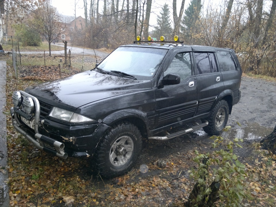Поменял приводной ремень, снова на Волжский. — SsangYong Musso, 2,9 л ...