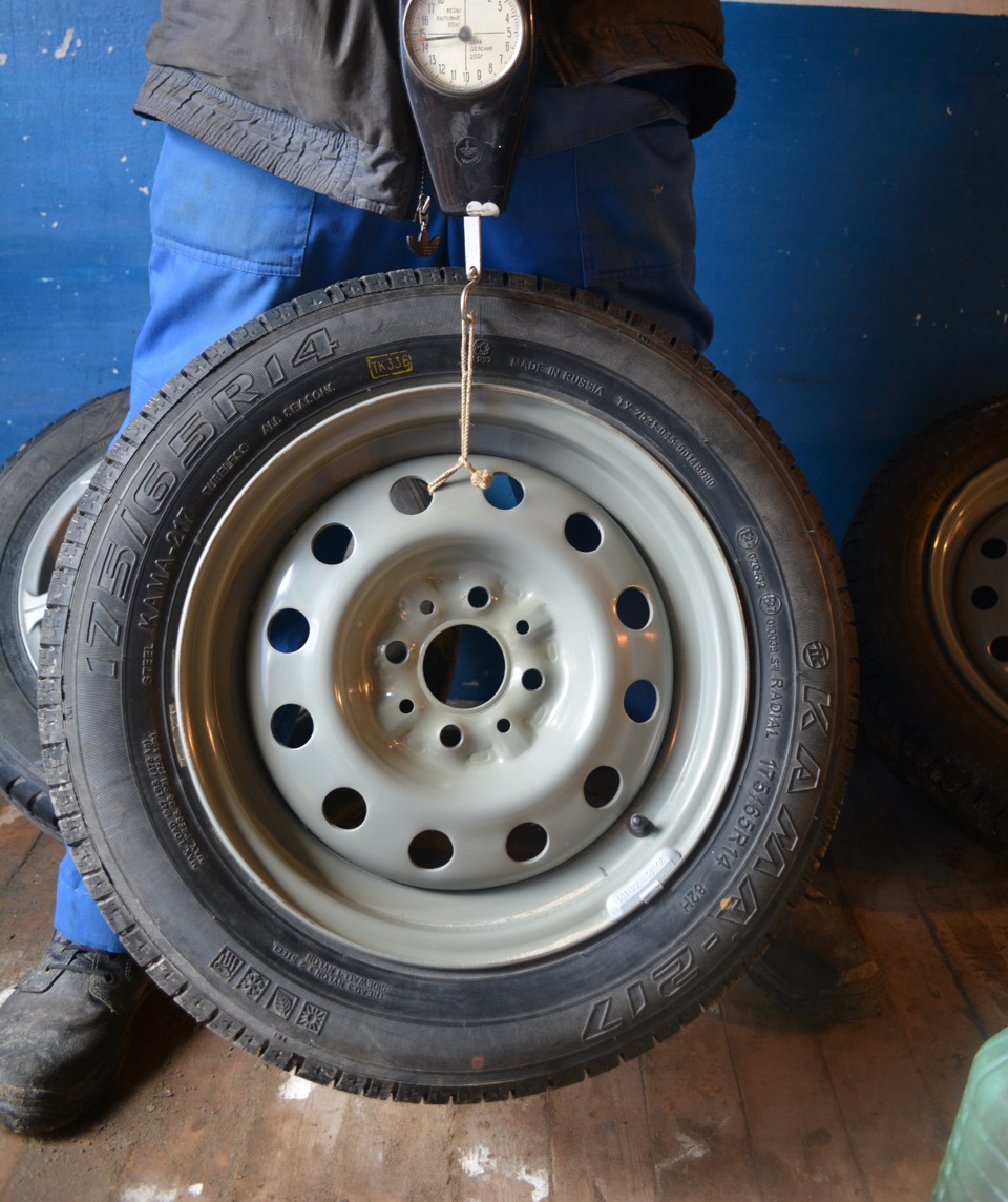 7* Вес заводских колес — LADA Гранта лифтбек, 1,6 л., 2014 года ...