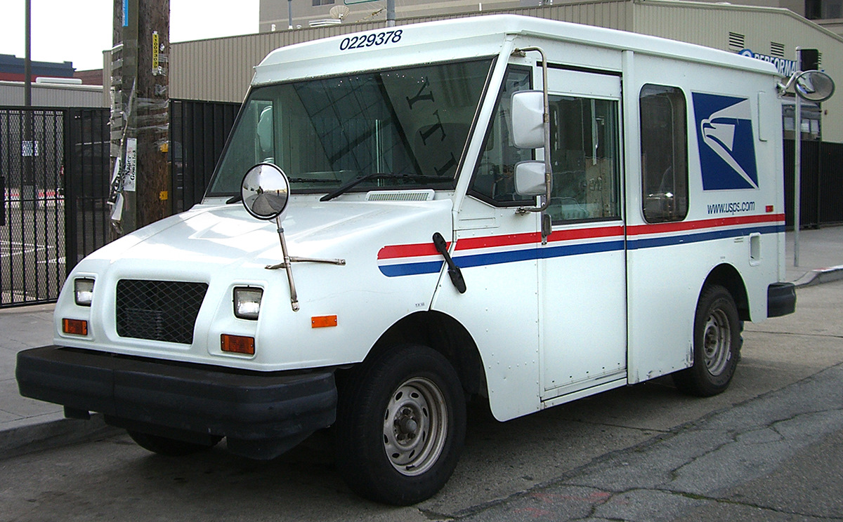Grumman LLV - почтовый фургон, рассчитанный на 30-летнюю службу в USPS.