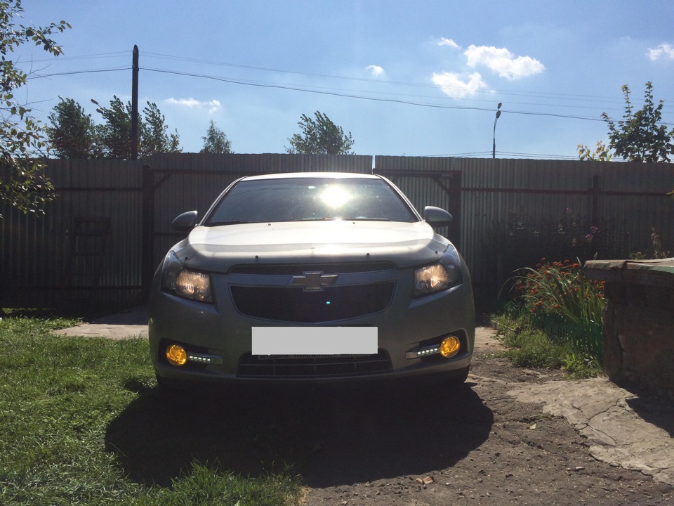 Желтые туманки — Chevrolet Cruze (1G), 1,8 л, 2011 года | стайлинг | DRIVE2
