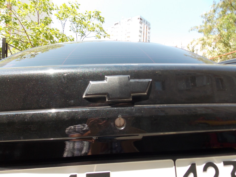 Эмблема Шевроле в винил — Chevrolet Lacetti Sedan, 1,6 л, 2008 года ...