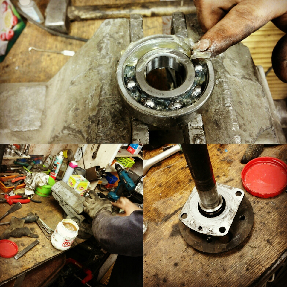 Замена подшипников полуоси на ВАЗ 2107 — DRIVE2