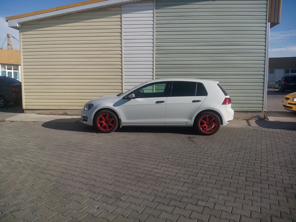 Гольф на евро стандарт подвеске. Фотки днем — Volkswagen Golf Mk7, 1,2 ...