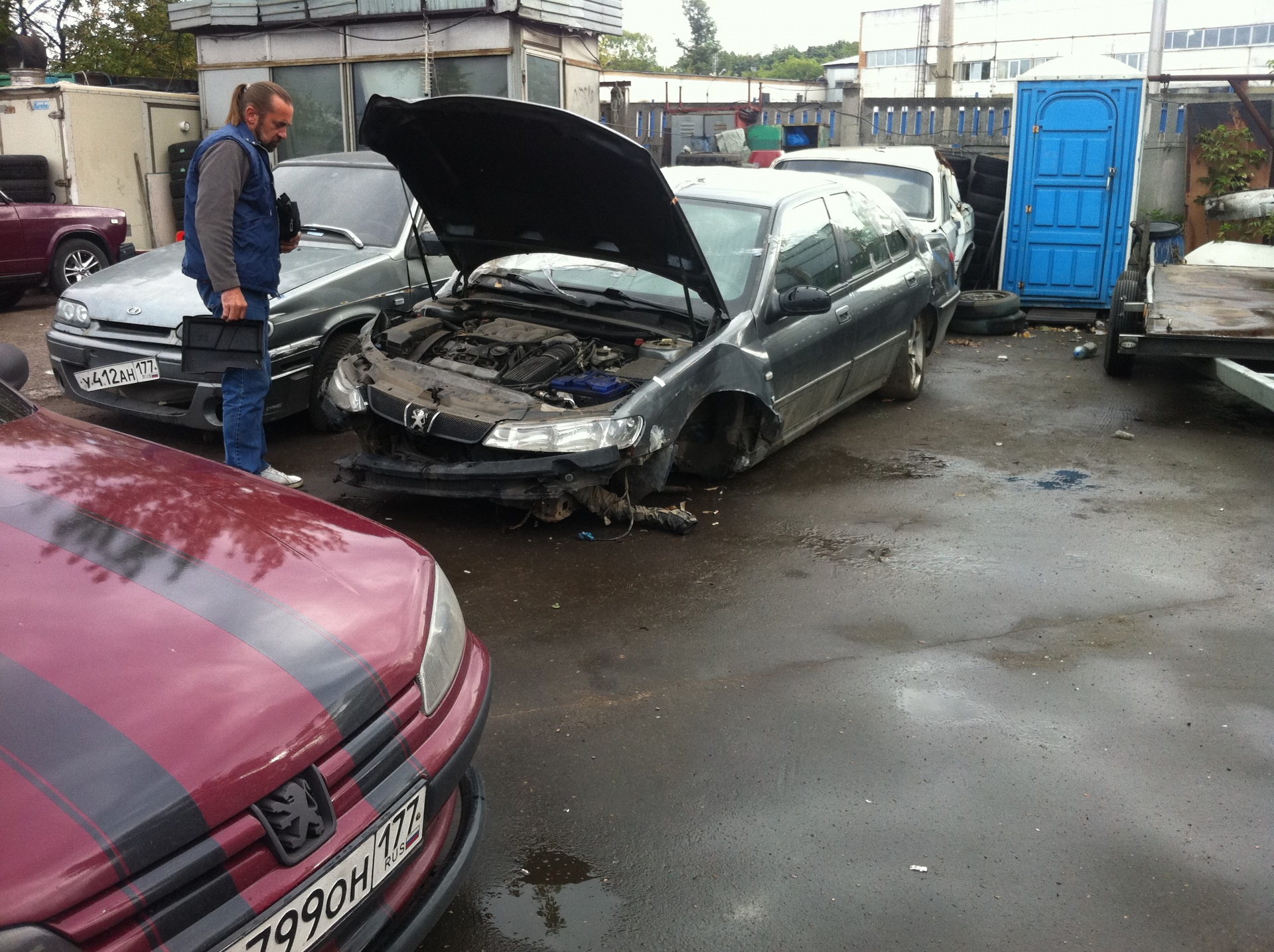 Приобрели битый Peugeot 406 V6 (Начало) — Peugeot 406, 3 л, 1997 года |  тюнинг | DRIVE2