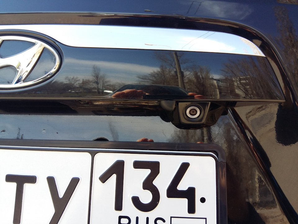 Омыватель камеры заднего вида. — Hyundai ix55, 3 л, 2011 года | другое ...
