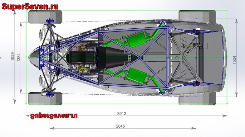 Чертежи lotus 7