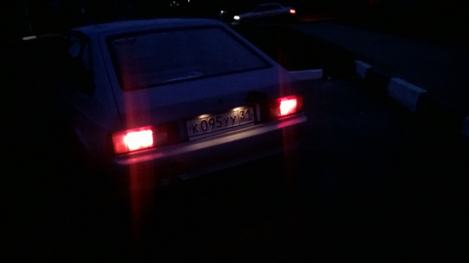 габариты в четыре лампы и обвесы от четырки — Москвич 2141, 1,5 л, 1994 ...