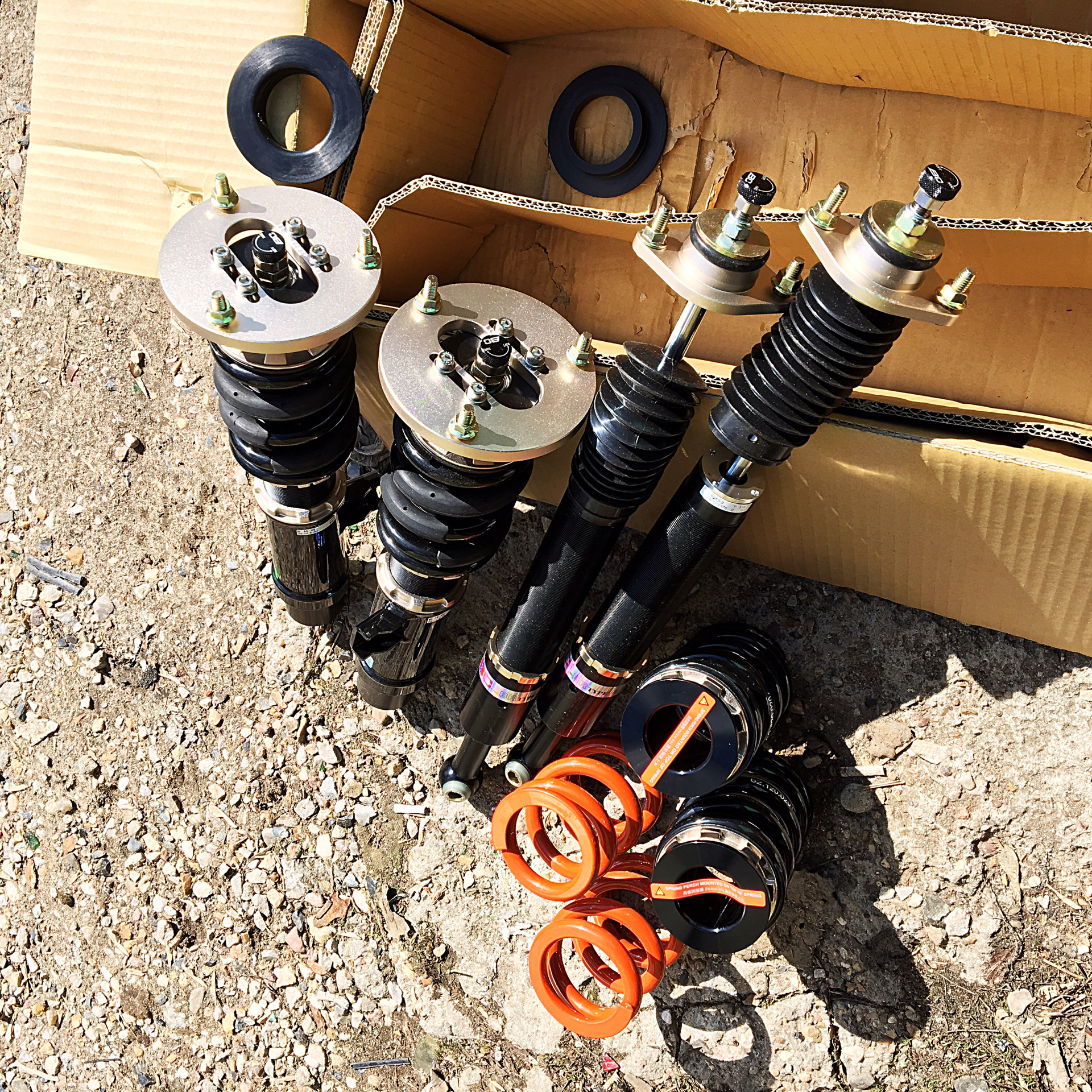 Custom springs. E30bc Racing. BC Racing BMW. BC Racing Coilovers. BMW e46 BC Racing rh.