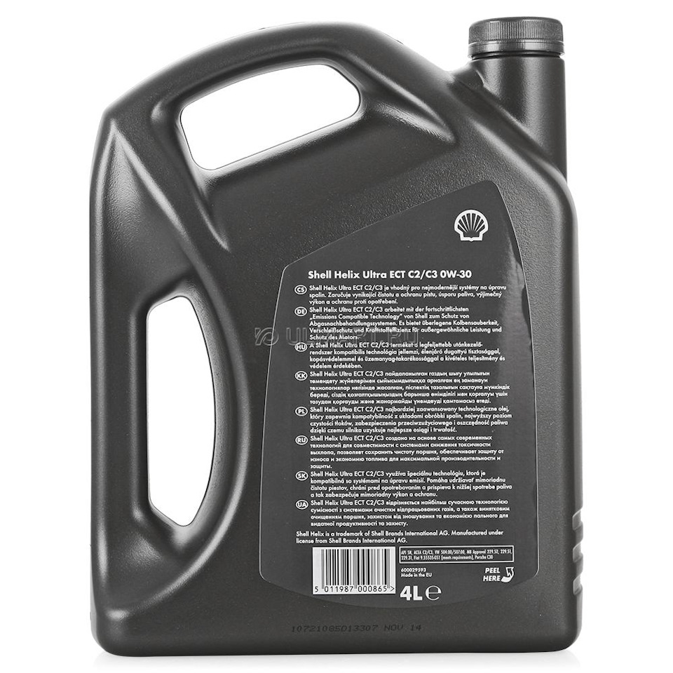 В продаже SHELL 0W30 HELIX ULTRA ECT C2/C3/4 4 литра — avtoboss.by на ...