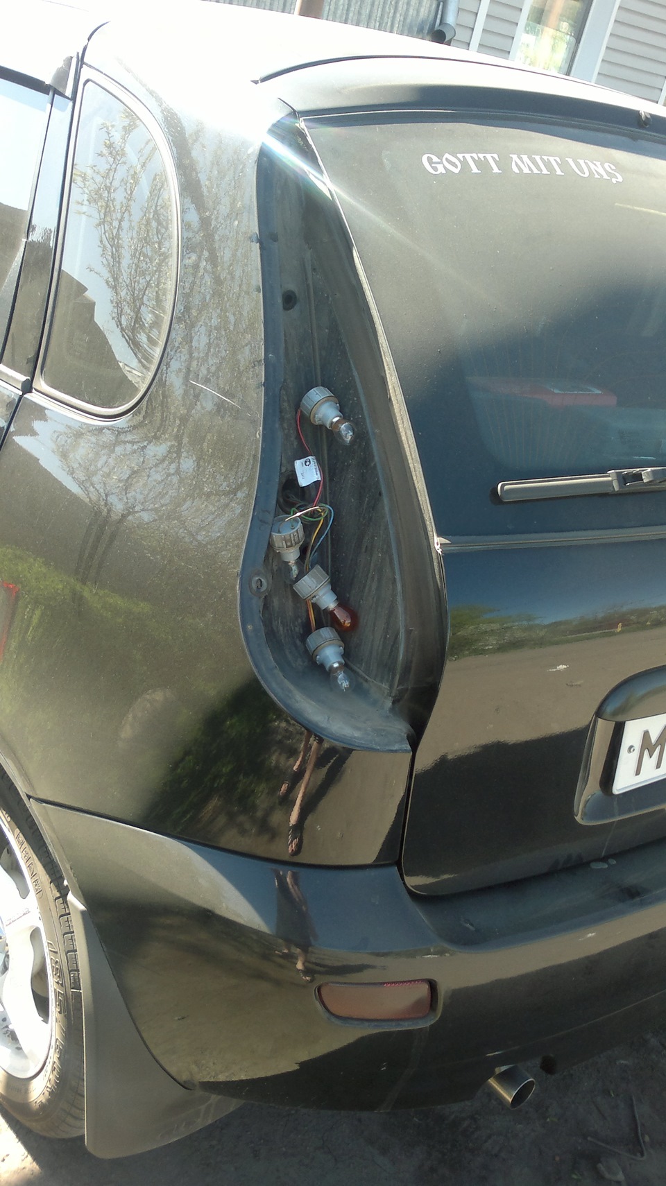 Перетяжка фар светопрозрачной плёнкой ORACAL 8300 — Lada Калина хэтчбек ...