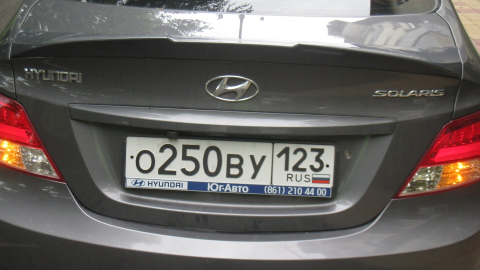 задние фары на хюндай солярис — Hyundai Solaris, 1,6 л, 2013 года ...