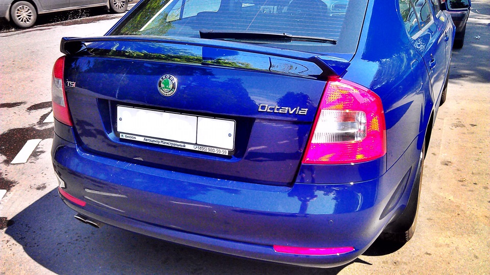 Спойлер от RS — Skoda Octavia A5 Mk2, 1,8 л, 2012 года | стайлинг | DRIVE2