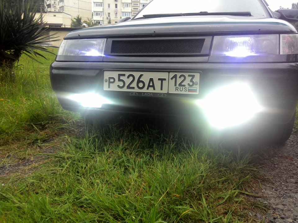 доработка противотуманных фар — Lada 21114, 1,6 л, 2008 года ...