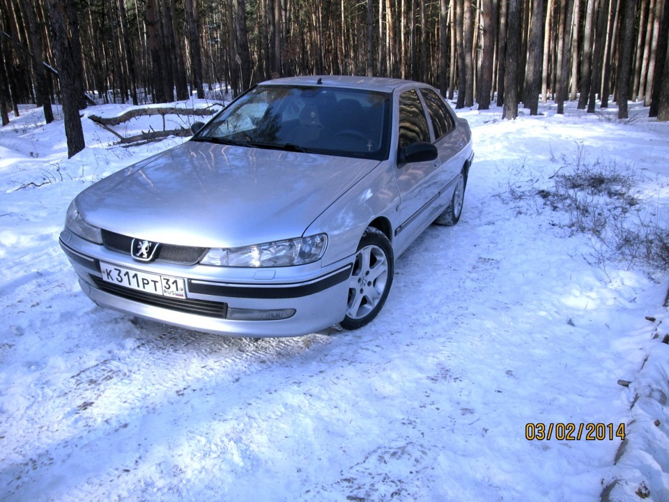 Зимняя прогулка) на 16 -ом зимнем литье) — Peugeot 406, 1,8 л, 2004 ...