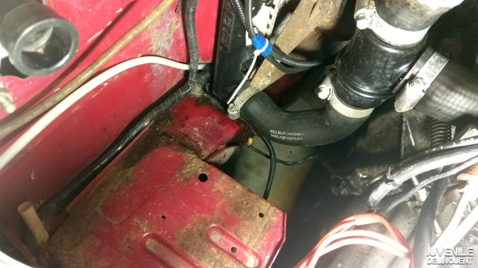 Покраска защиты двигателя грязевая 1102 \"Стайлинг\" — ЗАЗ 1102, 1,2 л ...