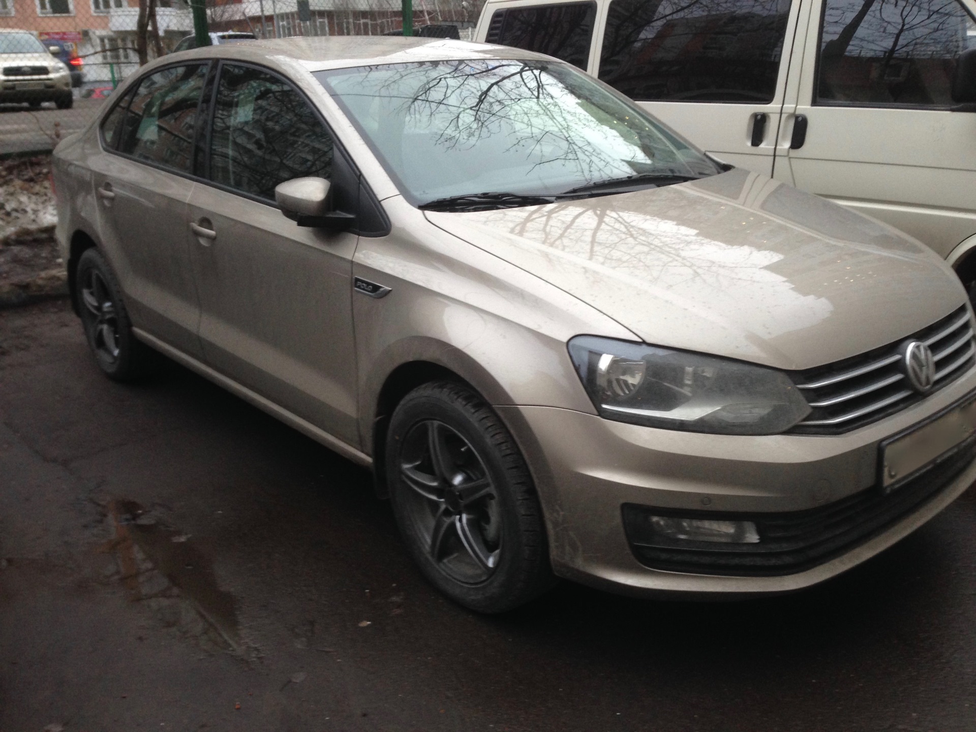 Для тех, кто сомневается R16 205/55 или 205/50 — Volkswagen Polo Sedan, 1,6  л, 2015 года | колёсные диски | DRIVE2